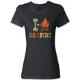 thumbnail image 3 of Inktastic I Love Camping Women's T-Shirt, 3 of 5