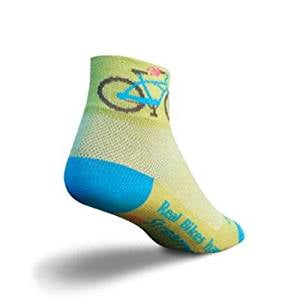 Large/X-Large 3 inch SockGuy Classic Peace Ring Socks Gray 