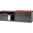 thumbnail image 4 of Lorell, LLR60937, 2-drawer Lateral Credenza, 1 Each, Charcoal, 4 of 5