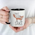 thumbnail image 5 of CafePress - Oh! For Fox Sake Mugs - 11 oz Ceramic Mug - Novelty Coffee Tea Cup, 5 of 6