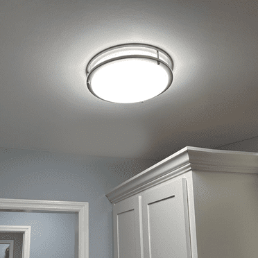 14 Inch LED Ceiling Light Fixture Flush Mount, 1500 Lumen 150 Watt Equivalent, 4000K, Natural White, Bright, 20W, Dimmable, Morden Kitchen Lighting