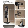 thumbnail image 3 of Soporte para teléfono celular Cooper Chat Stand ajustable en altura, 3 of 6