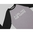 thumbnail image 4 of TeeStars - A Girl Has No Name 3/4 Women Sleeve Baseball Jersey Shirt XX-Large blue/gray, 4 of 6