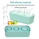 thumbnail image 5 of Moldes de Cubos de Hielo de Vaso, 3 Tamamosos Cubo de Hielo de Silicona de Ajuste Universal para Vaso de Cilindro Hueco Múltiple para Bebida Con Hielo, 5 of 7