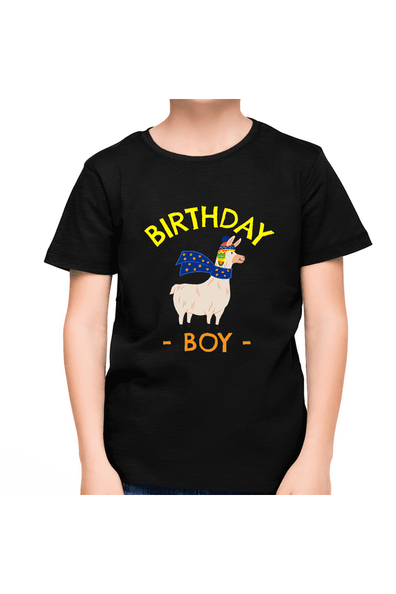 Birthday Shirt Boy Cute Llama Birthday Boy Llama Birthday Shirt Birthday Boy Gift