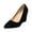Black, variant on Lovskoo 2024 Women's Wedges Pumps Oversized Fashion High Heels Frosted Candy Colored Shoes Black