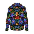thumbnail image 3 of Sigee Colorful Floral Print UPF50+ Men's Sun Protection Hoodie Shirt SPF UV Shirt Long Sleeve Fishing Outdoor Lightweight, S-3XL, 3 of 9