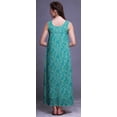 thumbnail image 4 of Bimba Nuisettes en Rayonne Imprimées pour Femmes Robe Sans Manches Tenue de Nuit Robe Maxi-2x, 4 of 5