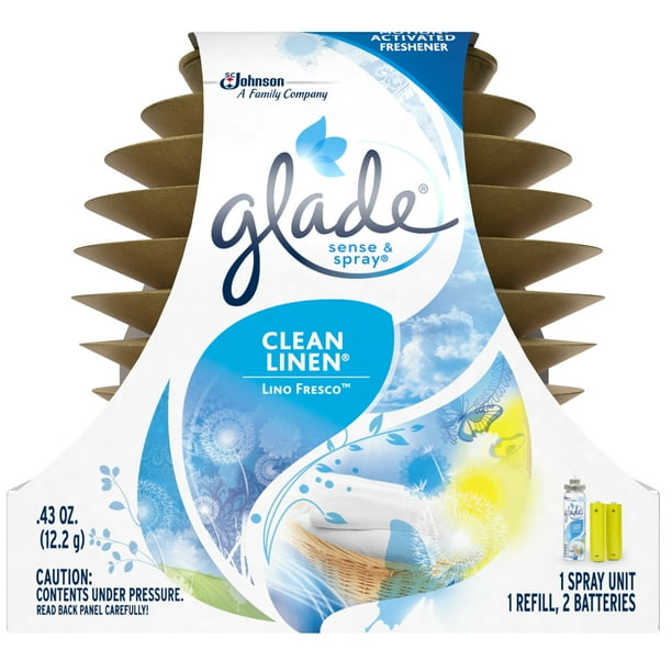 Glade Air Freshener, Clean Linen MotionActivated (Pack of 4) Walmart