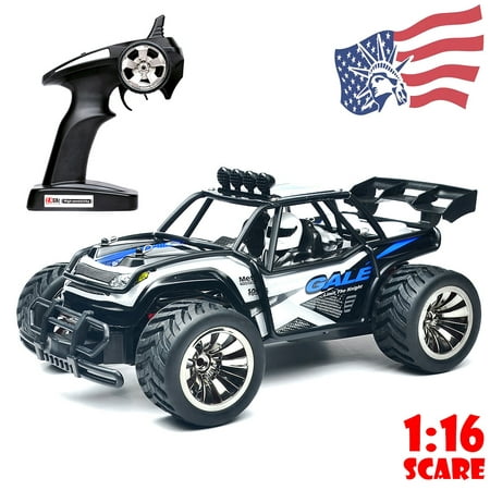RC Cars 1:16 Scale 2WD Off Road Cars 2.4GHz Radio Truck High Speed