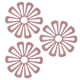 thumbnail image 1 of 3 almohadillas de aislamiento de silicona de pétalos creativos - rojo óxido Adepaton CPB-DE-LYY1763-6, 1 of 5