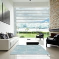 thumbnail image 7 of Ahgly Company Machine Washable Indoor Rectangle Transitional Blue Koi Blue Area Rugs, 7' x 9', 7 of 7