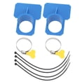 thumbnail image 4 of Soporte de fijación para tuberías de piscina, soporte de montaje para manguera con 2 abrazaderas de manguera, 2 uds., 4 of 12
