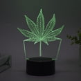 thumbnail image 1 of Luz nocturna LED 3D con hojas de arce que cambian de color para niños, 1 of 1
