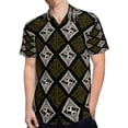 thumbnail image 4 of High Quality Hawaiian Shirts for Men Short Sleeve Aloha Beach Shirt Floral Summer Casual Button Down Shirts Blouses OV7BVI, 4 of 7