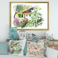 thumbnail image 3 of Designart 'Rural Village House On A Green Summer Day' Traditional Framed Art Print, 3 of 4