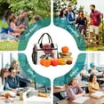 thumbnail image 6 of Small Cooler Bag Lunch Bag Portable Meal Bag Work Meal Bag Outdoor Meal Bag Travel Meal Bag Picnic Meal Bag Going Out Meal Bag Pretty Big Red Roses, 6 of 6
