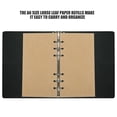 thumbnail image 3 of HAMPPLIES 160Pcs Notebook Refill Blank Kraft Paper Loose Leaf Planner Filler Paper for Binder Inserts, 3 of 6