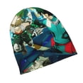 thumbnail image 4 of My Hero Academia Battle Slouchy Hat For Men Women Teen Unisex Winter Hat Elastic Knitted Beanie Hats, 4 of 8