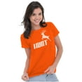 thumbnail image 3 of Hunt Buck Deer Hunting Season Womens Slim Fit Graphic Tee Brisco Brands L, 3 of 5