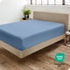 thumbnail image 4 of Sábana Ajustable de Lujo Bare Home Colección 1800 Ultra Suave Bolsillo Profundo Tamaño King Azul Corona, 4 of 7
