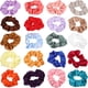 thumbnail image 2 of 20pcs Bays Women Women Skinchies Satin Hair Scrunchies Ponytail de cola elástica para chicas adolescentes, 2 of 6