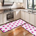 thumbnail image 3 of Kitchen Rugs Sets Of 2,Pink Daisy Flower Polka Dots Pattern Anti Fatigue Kitchen Mat Rugs Non Slip Washable,Decorative Kitchen Floor Mats for Kitchen,Sink,Laundry,17"x47"+17"x47", 3 of 5
