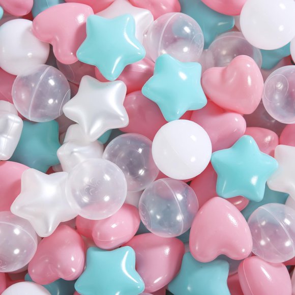 Bolas Heopeis de plástico blando para piscinas, 100 unidades, 6,5 cm, coloridas