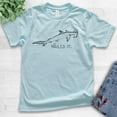 thumbnail image 2 of Kids Nailed It Hammerhead Shark Shirt, Youth Kids Boy Girl T-Shirt, Funny Shark Shirt, Funny Shark Tee Meme, Light Blue, Medium, 2 of 4