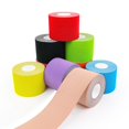 thumbnail image 1 of Elastic Hypoallergenic Synthetic Fiber Kinesiology Tape Waterproof Sports Support for Knee Muscle Wrist Shoulder TherapeuticYellow5cm 5m He Qiyong unisex, 1 of 1