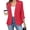 Red, variant on IUYRTFE Women's Casual Open Front Blazer Long Sleeve Solid Color Cardigan Jacket with Pockets