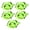 Fluorescent Green, variant on YAHHU 5-Pack Kids Training Vests Sleeveless Practice Pinnies for Football Sports, Fluorescent Green, M (Medium)