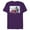 Purple, variant on Star Wars Ahsoka Part 5 White Costume & Purrgil StarWhales - Short Sleeve Blended T-Shirt for Adults - Customized-Dark Heather