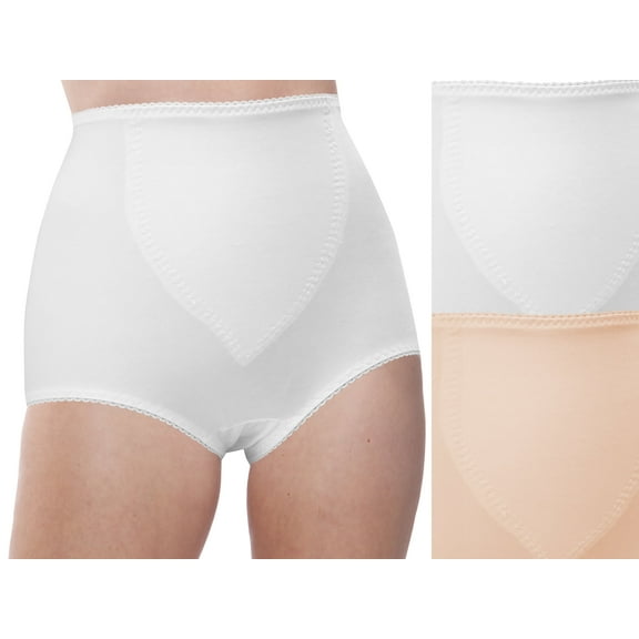 Kathryn Light Tummy Control Microfiber Brief 2-Pack (Style 751) by Teri Lingerie