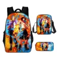 thumbnail image 1 of Sac à Dos une Pièce 3 Pcs Luffy Zoro Sac d'École 1, 1 of 5