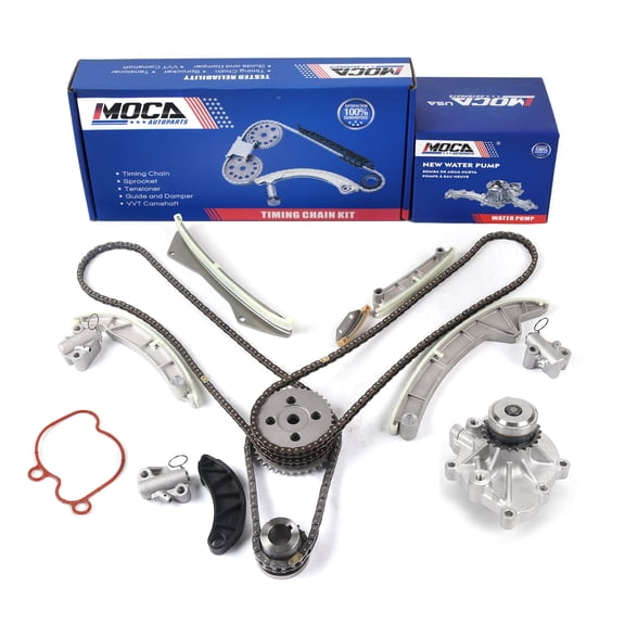 MOCA AUTOPARTS Timing Chain Kit with Water Pump Fit for 2002-2008 Mini ...