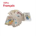 thumbnail image 3 of 15-55pcs Gold Pikachu Cards Box Golden Silver Spanish French English Charizard Cards Rare Collection Battle Card Toys, 3 of 5