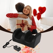 Shiatsu Foot Massager Machine with Heat, Foot and Calf Massager with Massage Roller, Deep Tissue Massager for Plantar Fasciitis, Pain Relief, Promotes Blood Circulation, Gifts for Women & Men