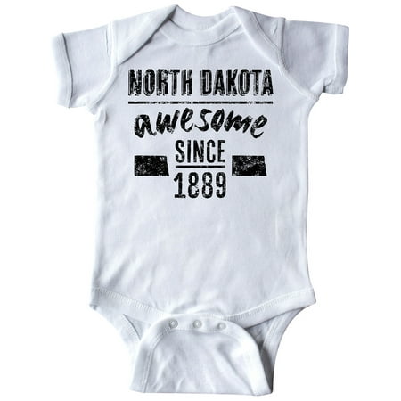 

Inktastic North Dakota Awesome Since 1889 Gift Baby Boy or Baby Girl Bodysuit