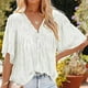 thumbnail image 2 of Cárdigan de Encaje de Manga Corta Con Cuello En V Para Mujer de Verano, Camisetas Sueltas Odeerbi ODB-6, 2 of 8