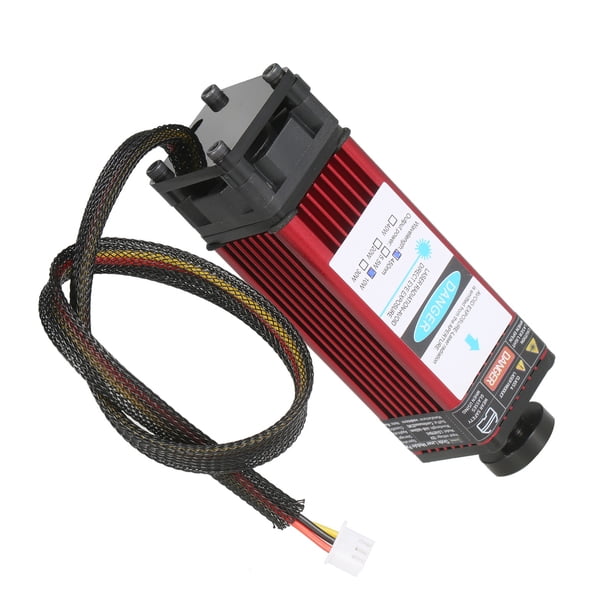 Módulo 5.5W Módulo LÁSER 450 nm Grabado LÁSER LONGITUD AJUSTABLE Grabado Grabado Cuero de Cuero Acrílico para Máquina de Grabado LÁSER CNC Enrutador de Corte