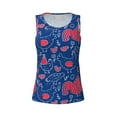 thumbnail image 4 of Lsque Chicken and Rooster Printed Workout Tank Tops for Women, Athletic Sports Tank Tops, Compression Sleeveless Dry Fit Shirts,Sleeveless Yoga Shirt-Medium, 4 of 9