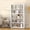 White, variant on SteeLoong Metal Bookshelf,5 Tier Wide Bookcase with Adjustable Shelves,Black Book Shelf with Bookends,Large Display Shelves for Living Room,Home Office, Library