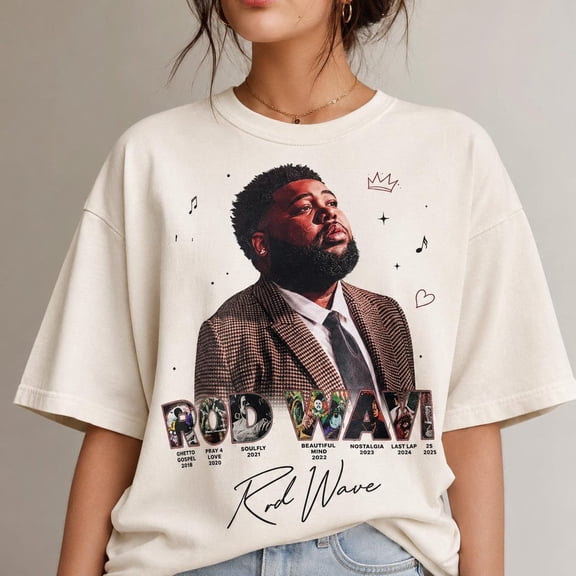 Rod Wave Vintage Graphic T-shirt, Rap Music Shirt, Hip Hop Fan Gift
