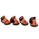 thumbnail image 4 of 4 zapatos para mascotas, zapatos antideslizantes y transpirables para perros con correas reflectantes para perros pequeños, medianos y grandes (naranja 9 cm 3,5 pulgadas), 4 of 8