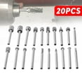 thumbnail image 2 of 20 Piezas de Fresas de Carburo para Muelas para Herramienta Rotativa Taladro Eléctrico Jueg Abody 20 piezas, 2 of 7