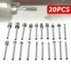 thumbnail image 2 of 20 piezas de fresas de carburo para muelas para herramienta rotativa Taladro eléctrico Jueg Abanopi Bits de amoladora, 2 of 7