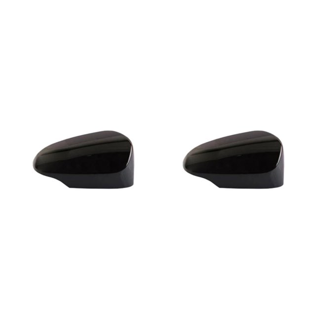 Speravity Instale con facilidad el espejo retrovisor protector del automóvil para una experiencia de conducción elegante y conveniente Cubierta Negro - Derecho 2piezas