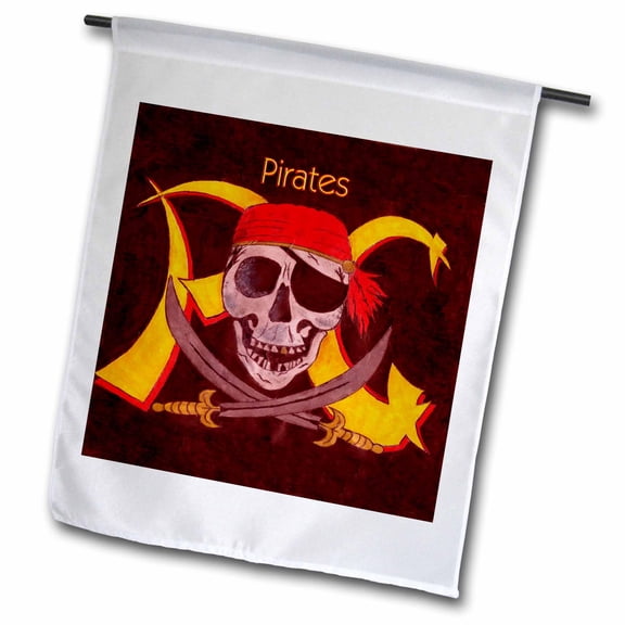 3dRose, Pirates, 12 x 18 inch Garden Flag