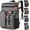 Grey, variant on Insulated Cooler Backpack,33/45 Cans Multifunctional Double Deck Leakproof Cooler Bag with Sternum Strap,Large Capacity Lightweight Travel Camping Beach Backpack